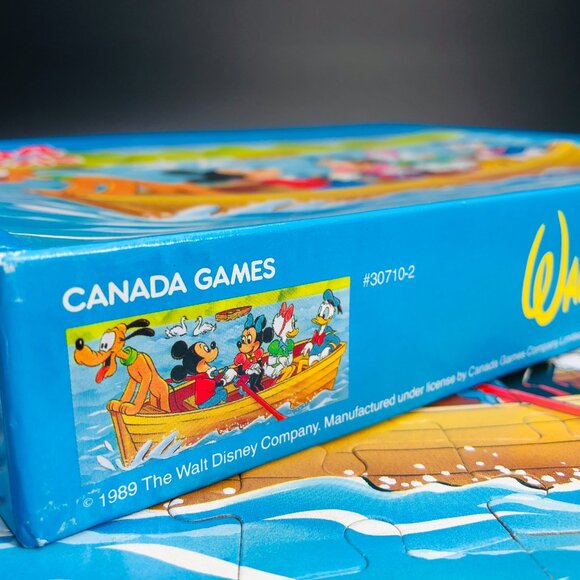 Vintage 1989 Mickey Mouse & Friends Jigsaw Puzzle -64 Chunky pcs COMPLETE - Picture 8 of 11